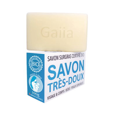 Savon Surgras Très Doux de Gaiia sur Véganie