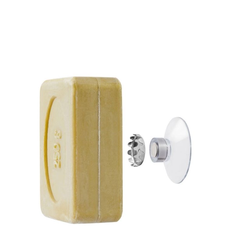 Porte-savon aimanté SavonT - Fixation ventouse SavonT Taille Savon 150 g ou moins