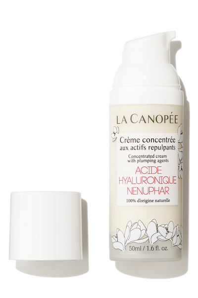 Crème concentrée aux actifs repulpants - Acide Hyaluronique et Nénuphar - Véganie