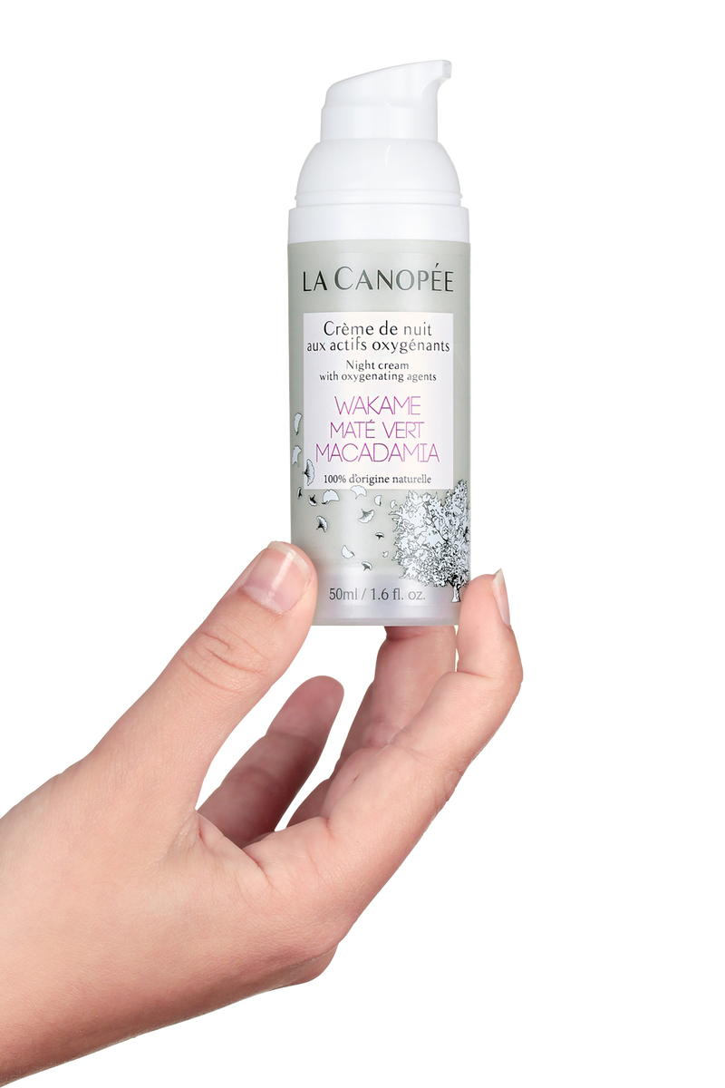 Crema de noche regeneradora con activos oxigenantes