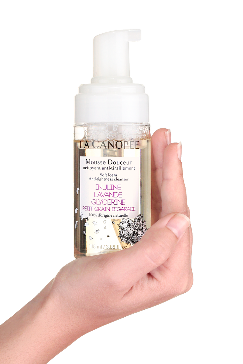 Mousse nettoyante anti-tiraillement
