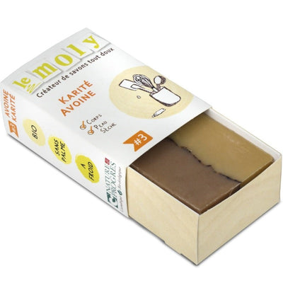 Savon Karité Avoine Bio - Peau sèche de Le Moly sur Véganie