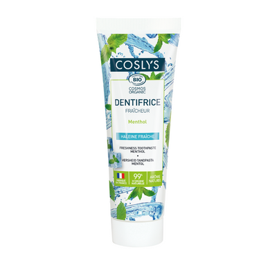 Dentifrice Bio Fraîcheur Menthol de la marque Coslys