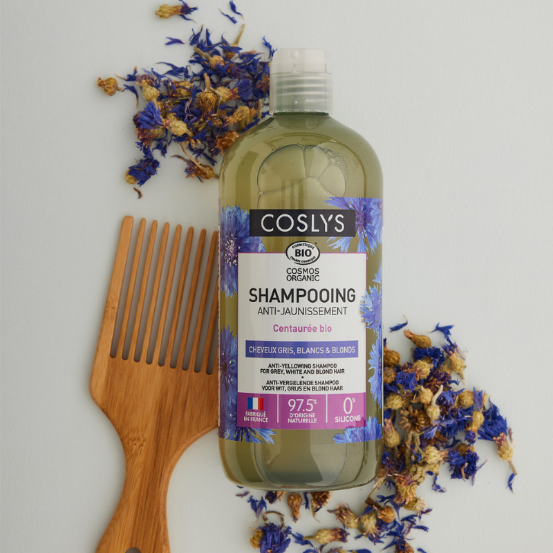 Shampooing Bio Anti-Jaunissement - Cheveux Gris, Blancs & Blonds