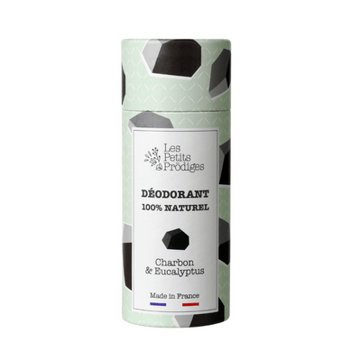 Déodorant naturel biodégradable - Charbon & eucalyptus - Véganie