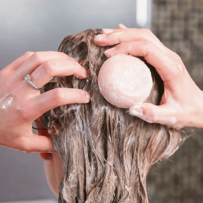 Shampoing solide bio Granit Rose - Cheveux Normaux à Secs