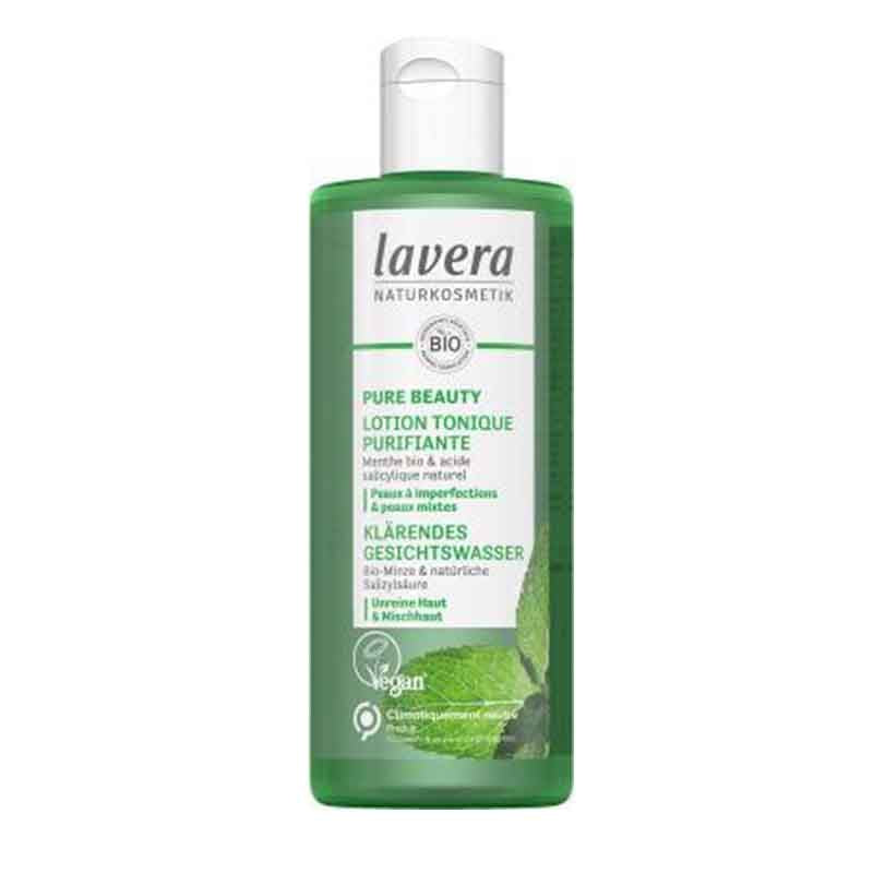 Lotion Tonique Purifiante - Pure Beauty de Lavera sur Véganie